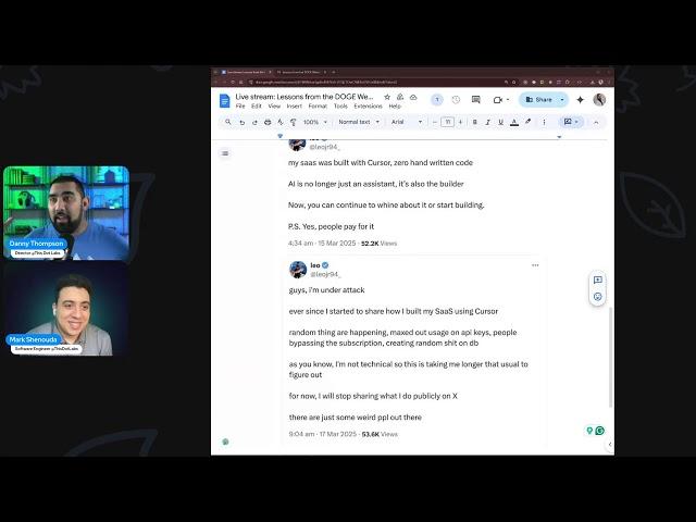 DOGE Hack! Next.js Lessons For Software Developers